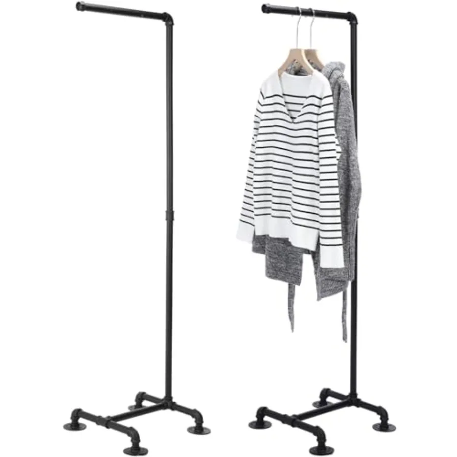 Industrial Pipe Clothing Rack 59.5'' Dress Hanger Coat Racks MultiPurpose Free Standing Industrial Closet Rod Standing Iron Gar
Industrial Pipe Clothing Rack 59.5'' Dress Hanger Coat Racks MultiPurpose Free Standing Industrial Closet Rod Standing Iron Gar