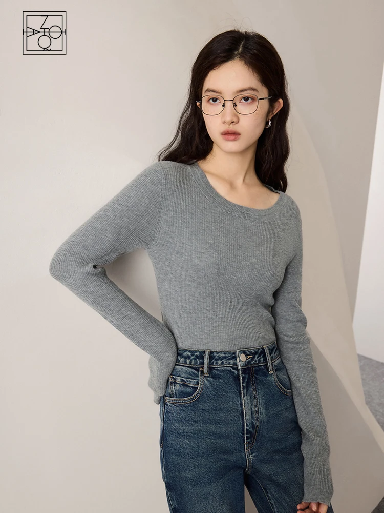 ZIQIAO Niche Style Hollow Design Sweater for Women 2023 Autumn New Slim Bottoming Round Neck Wool Sweater Pullover Female
ZIQIAO Niche Style Hollow Design Sweater for Women 2023 Autumn New Slim Bottoming Round Neck Wool Sweater Pullover Female