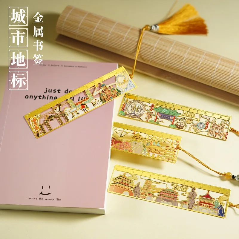 National city landmark metal bookmark scenic merchandise souvenirs Xi'an national city optional
National city landmark metal bookmark scenic merchandise souvenirs Xi'an national city optional