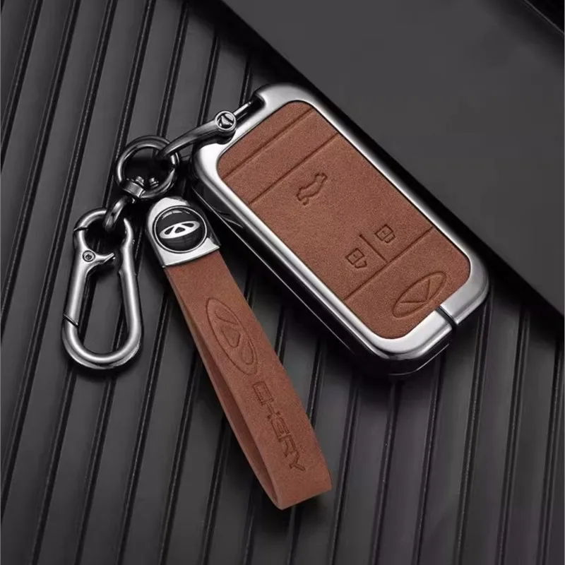Leather Car Remote Key Case Cover Protect Holder Shell For Chery Tiggo 3 5X 4 8 Glx 7 2019 2020 Arrizo Auto Keychain Accessories
Leather Car Remote Key Case Cover Protect Holder Shell For Chery Tiggo 3 5X 4 8 Glx 7 2019 2020 Arrizo Auto Keychain Accessories