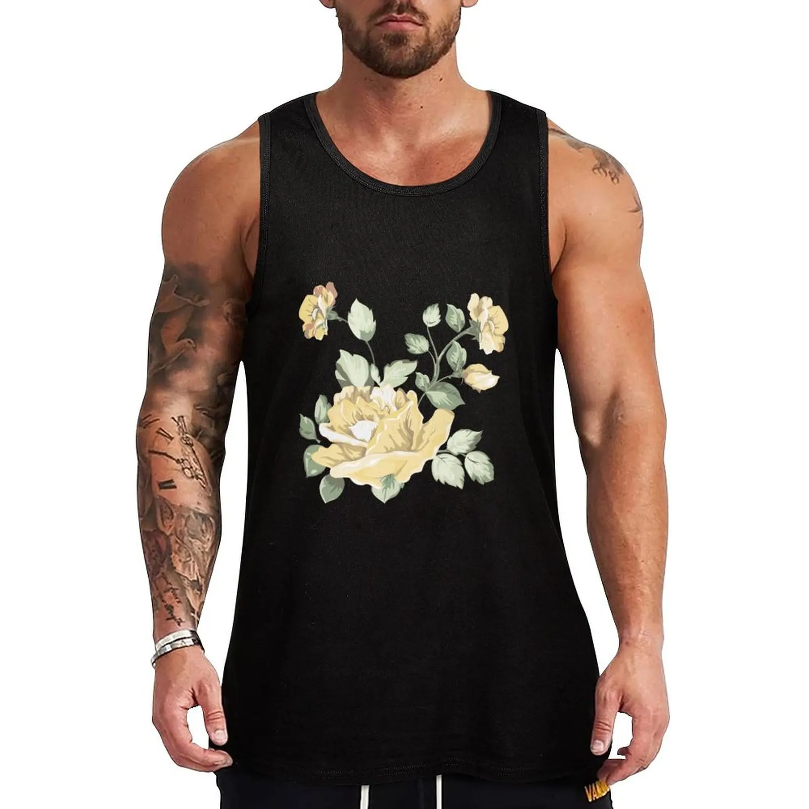 Vintage watercolor yellow flower Tank Top Dry Fit Athletic Tank Top Sleeveless Gym Workout Shirt
Vintage watercolor yellow flower Tank Top Dry Fit Athletic Tank Top Sleeveless Gym Workout Shirt