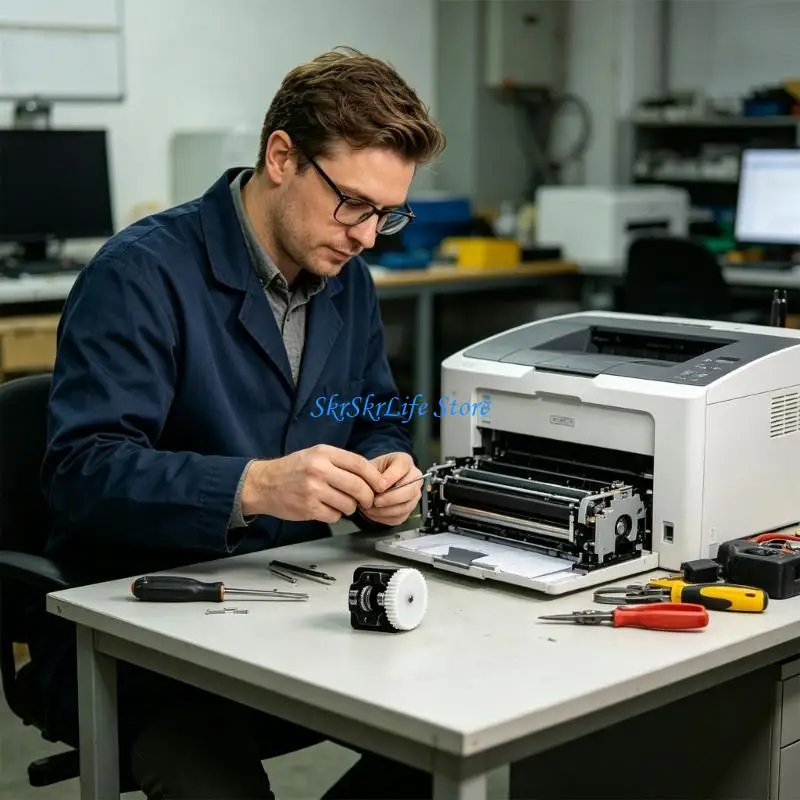 E65E Printer Gear Wheel Unit with Mounting Holes and Size Check Use
E65E Printer Gear Wheel Unit with Mounting Holes and Size Check Use