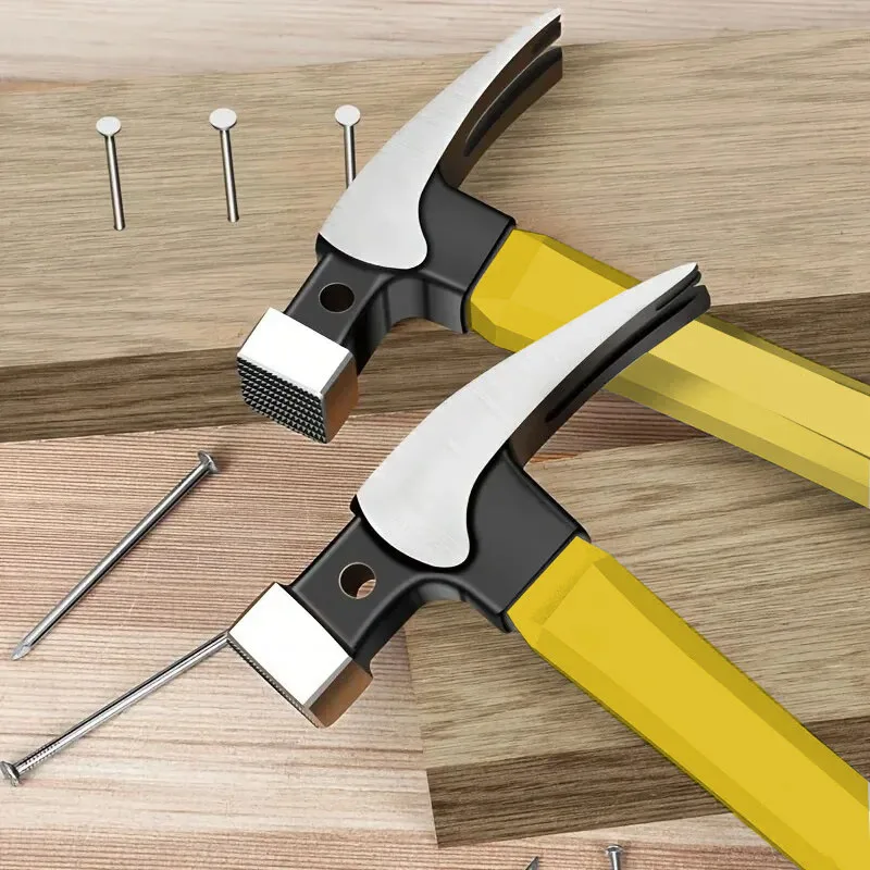 Multifunction Claw Hammer Woodworking Tools Magnetic Hammer Round/Square Head Striking Surface Nail Hammer Safety Hand Tools
Multifunction Claw Hammer Woodworking Tools Magnetic Hammer Round/Square Head Striking Surface Nail Hammer Safety Hand Tools