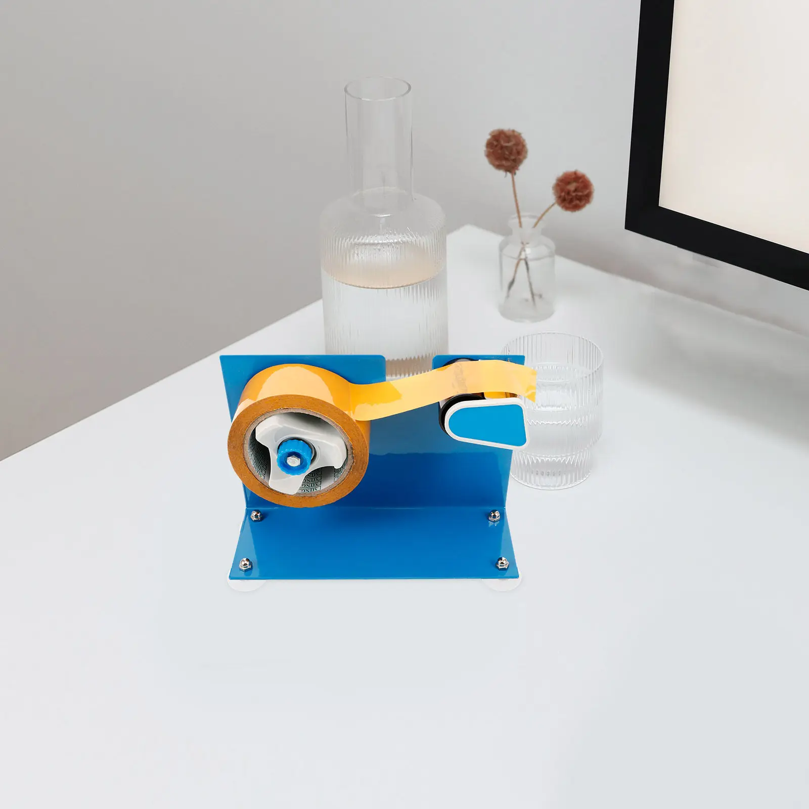 Tape Dispenser Iron Heavy Duty for Office Warehouse Home Packing Tape Holder with Suction Base Stable Cutting Tool
Tape Dispenser Iron Heavy Duty for Office Warehouse Home Packing Tape Holder with Suction Base Stable Cutting Tool