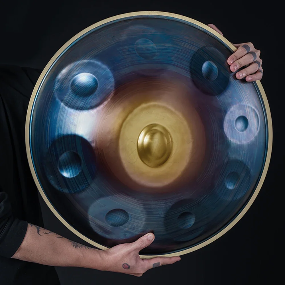 440Hz Hluru High Quality Professional Handpan Drum 9 Notes 22 Inch Tambor Yoga Meditation Music Drum Instrument Gift Steel
440Hz Hluru High Quality Professional Handpan Drum 9 Notes 22 Inch Tambor Yoga Meditation Music Drum Instrument Gift Steel