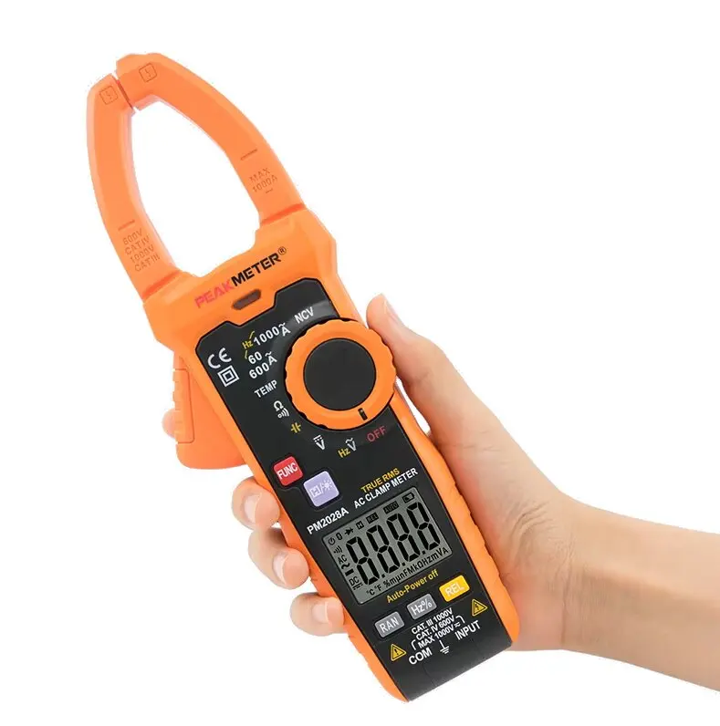 Peakmeter PM2028A/B/S High Accuracy Digital Clamp Meter Multimeter Overload Protection Low Battery Indications
Peakmeter PM2028A/B/S High Accuracy Digital Clamp Meter Multimeter Overload Protection Low Battery Indications