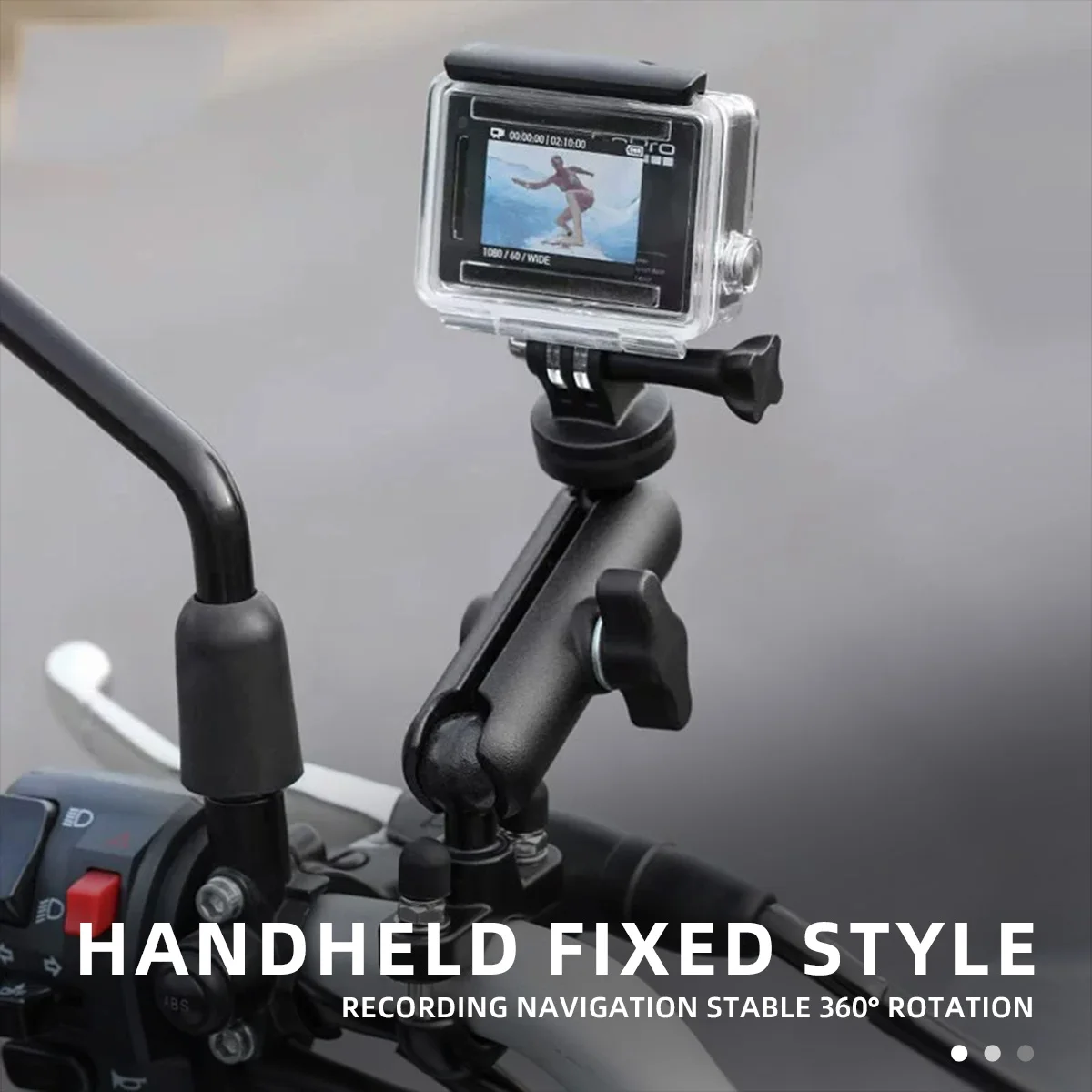 Motorcycle Bicycle Camera Holder Aluminum Alloy Handlebar Mirror Mount Bike Bracket for GoPro Hero Insta360 DJI Osmo Action Came
Motorcycle Bicycle Camera Holder Aluminum Alloy Handlebar Mirror Mount Bike Bracket for GoPro Hero Insta360 DJI Osmo Action Came