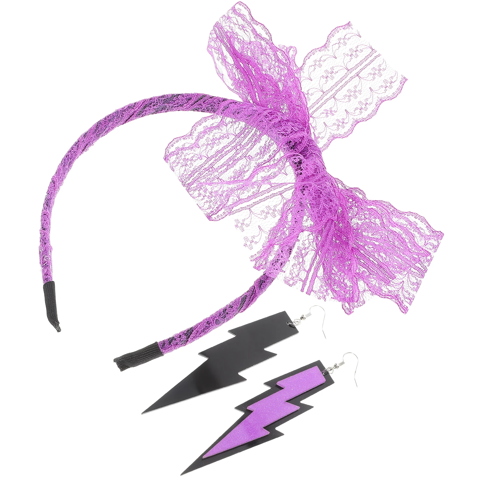 Eighties Hair Accessories Bow Headband for Girls Ear Jewelries Prom Earrings Women Trendy Man Sparkle
Eighties Hair Accessories Bow Headband for Girls Ear Jewelries Prom Earrings Women Trendy Man Sparkle