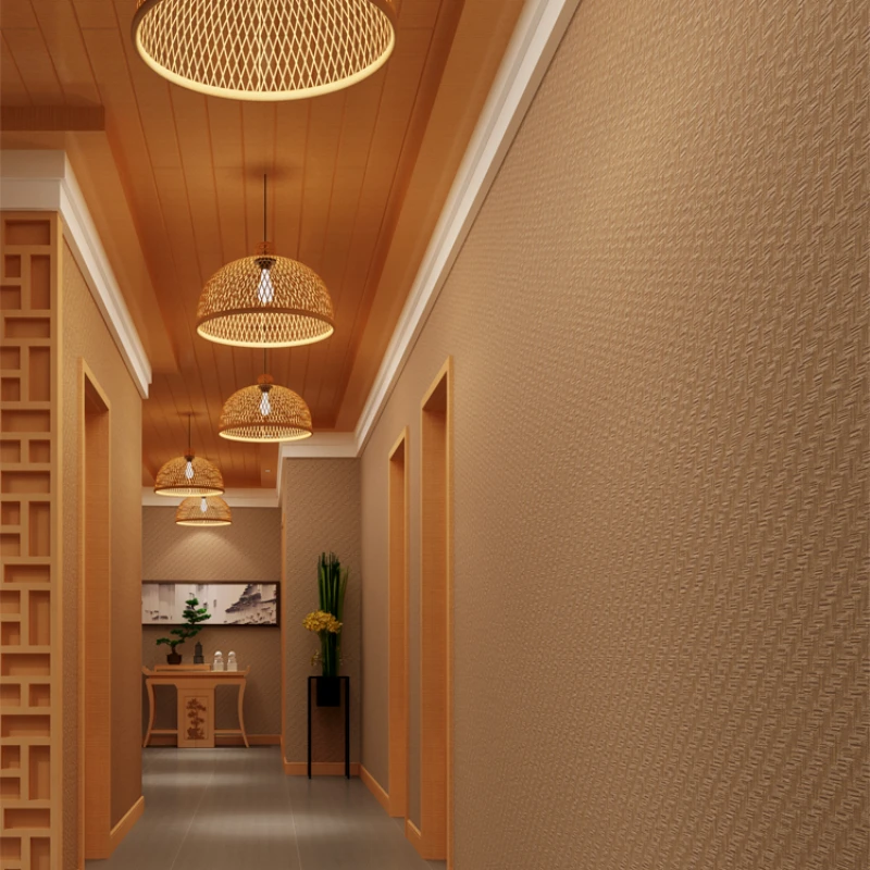 Waterproof Straw Linen Cloth Pattern Minimalist Chinese Style Living Room Bedroom Tea House Hotel Decoration Wallpaper
Waterproof Straw Linen Cloth Pattern Minimalist Chinese Style Living Room Bedroom Tea House Hotel Decoration Wallpaper