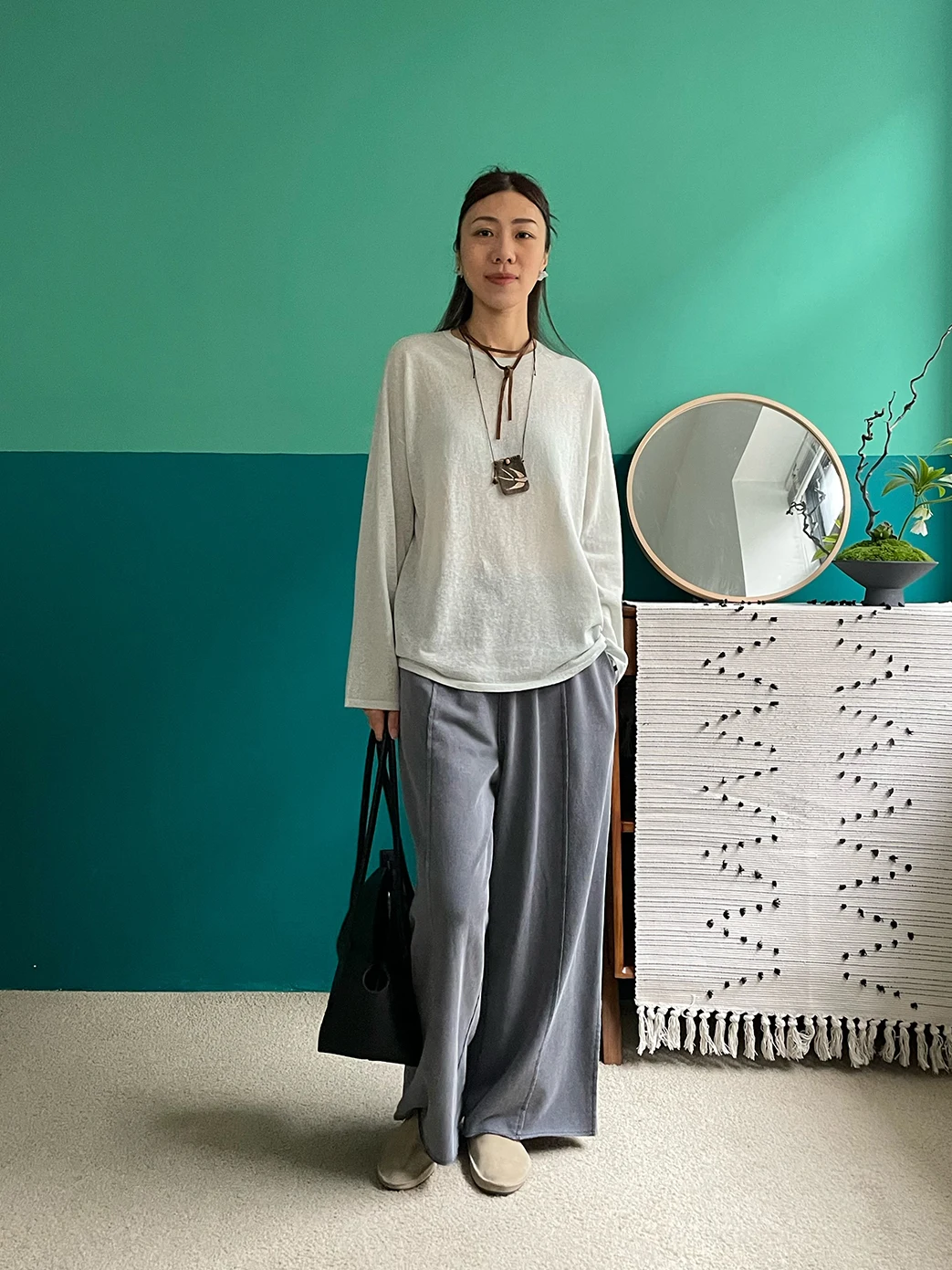 Cxxmagique Lazy Style Soft Smooth Wide Leg Pants Elastic Waist Casual Trousers 3D Middle Seam Design Cotton Spring Ladies
Cxxmagique Lazy Style Soft Smooth Wide Leg Pants Elastic Waist Casual Trousers 3D Middle Seam Design Cotton Spring Ladies