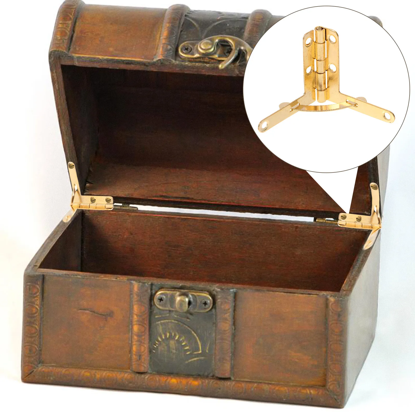 50Pcs Metal Hinges Iron Jewelry Box Hinges Decorative Hardware for Gift Box Wooden Case Household Furniture Accessories
50Pcs Metal Hinges Iron Jewelry Box Hinges Decorative Hardware for Gift Box Wooden Case Household Furniture Accessories