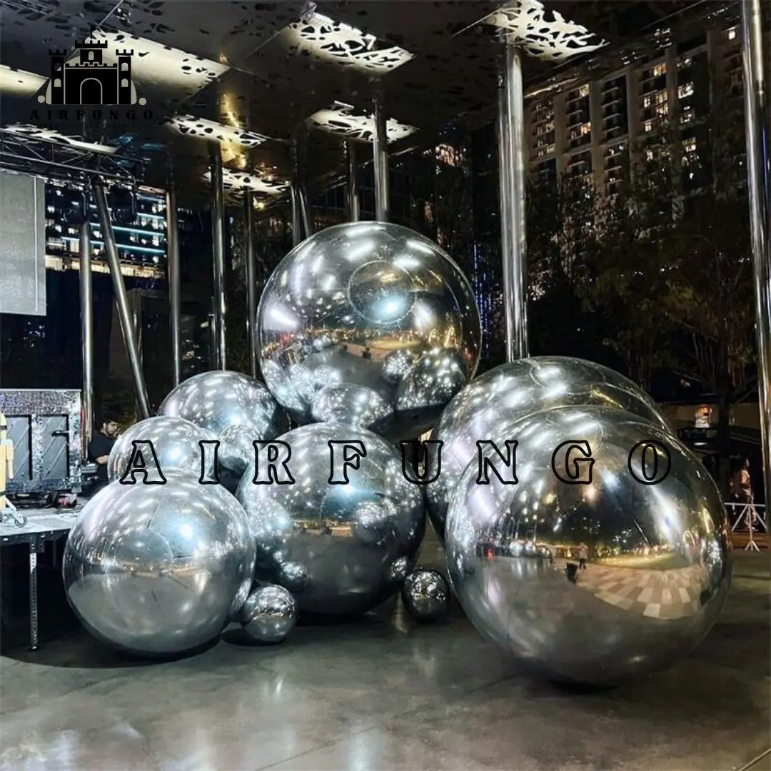 Giant Inflatable Mirror Balls INFLATABLE MIRROR BALL/SPHERE KIT (INCLUDES PUMP) - 4 SIZES / 6 PIECE KIT Customization
Giant Inflatable Mirror Balls INFLATABLE MIRROR BALL/SPHERE KIT (INCLUDES PUMP) - 4 SIZES / 6 PIECE KIT Customization