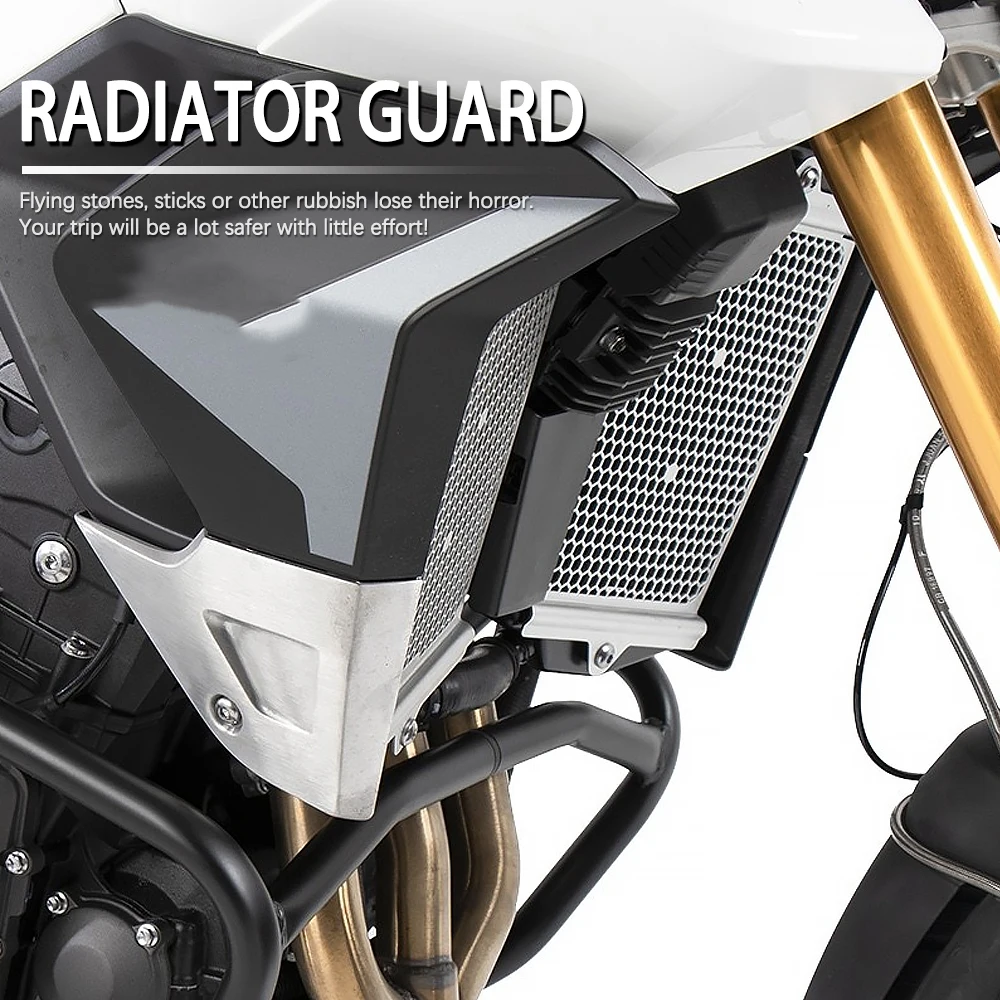 Защитная решетка радиатора для Tiger 900 /GT/GT Pro/Rally/Rally Pro, крышка масляного радиатора для Tiger 850 Sport
Защитная решетка радиатора для Tiger 900 /GT/GT Pro/Rally/Rally Pro, крышка масляного радиатора для Tiger 850 Sport