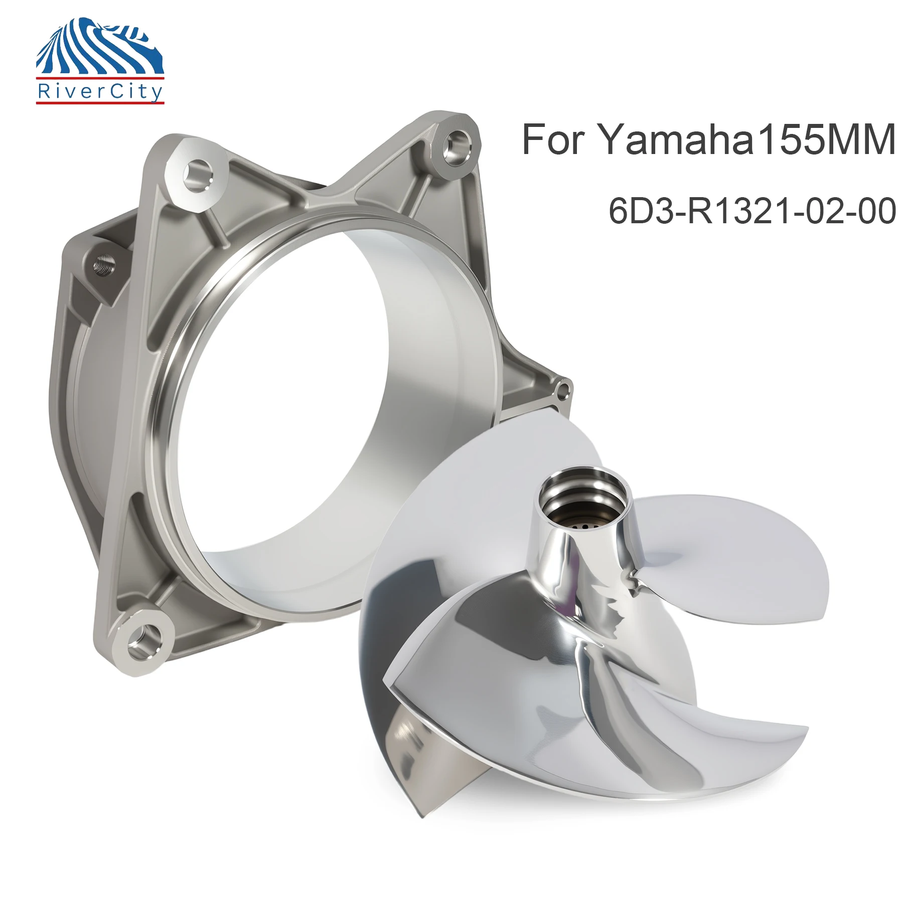 Jet-Ski Impeller fit Yamaha VX1100/ VX Sport/ VX Deluxe/ VX Cruiser/ Wave Runner VX Deluxe 6D3-R1321-02-00 155mm with Wear ring
Jet-Ski Impeller fit Yamaha VX1100/ VX Sport/ VX Deluxe/ VX Cruiser/ Wave Runner VX Deluxe 6D3-R1321-02-00 155mm with Wear ring