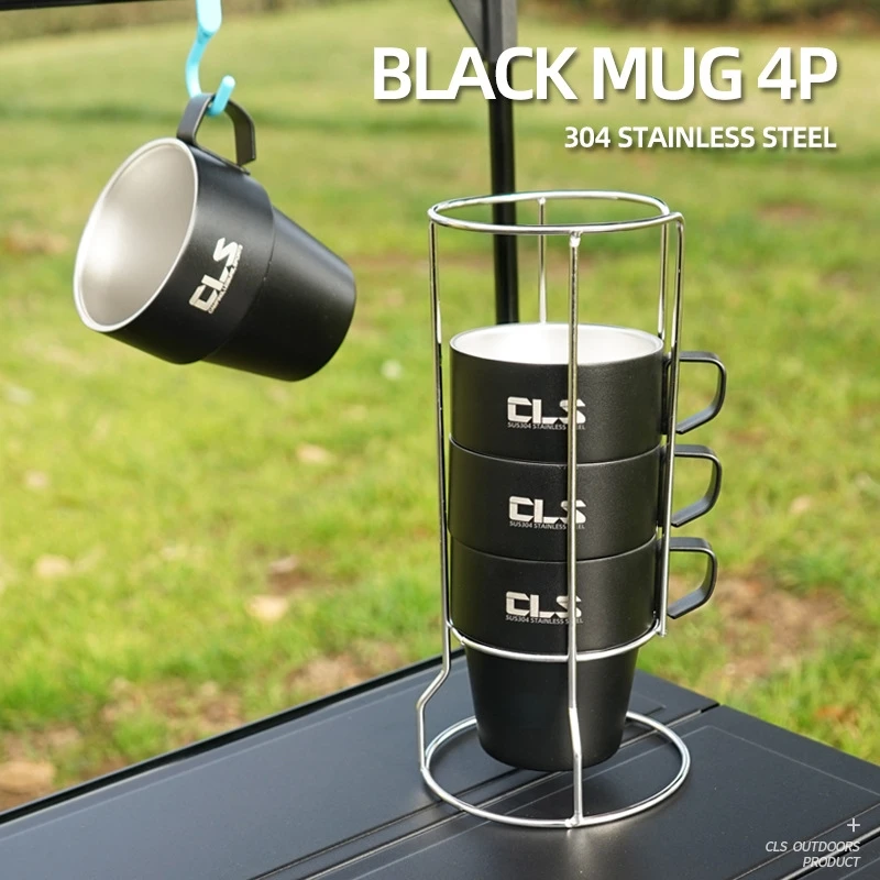 4PCs Outdoor Stainless Steel Camping Water Cup, Insulated and Scald Resistant, Double Layered Coffee Cup, Beer Cup
4PCs Outdoor Stainless Steel Camping Water Cup, Insulated and Scald Resistant, Double Layered Coffee Cup, Beer Cup