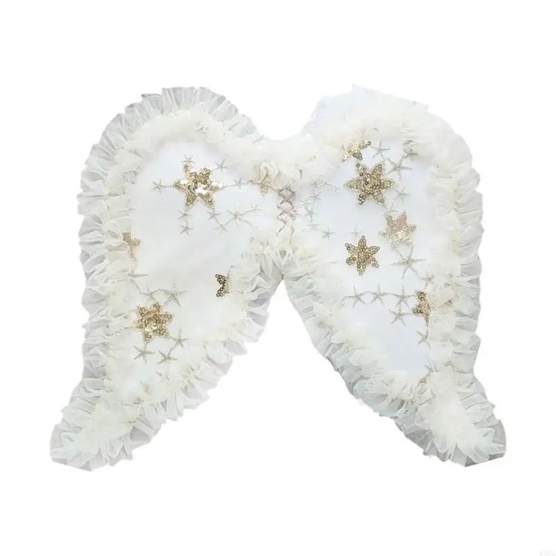 D5QA Sparkling Angel Costume Wing For Girls Foldable Design Birthday Party Dressing Up Accessory
D5QA Sparkling Angel Costume Wing For Girls Foldable Design Birthday Party Dressing Up Accessory