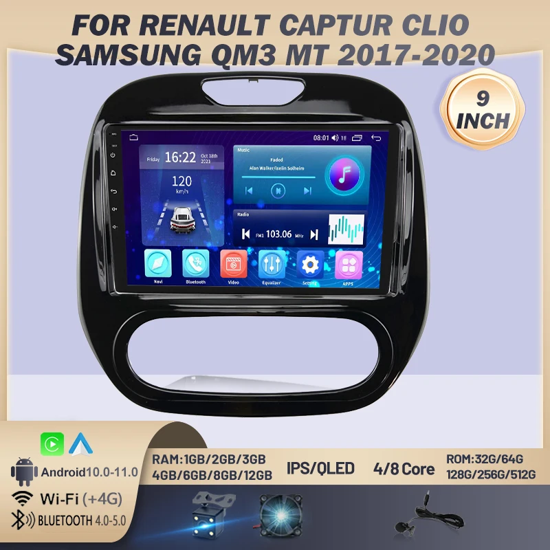 Автомагнитола MAMSM для Renault Captur CLIO Samsung QM3 MT 2017-2020 9 дюймов Android мультимедийный Видео Аудио плеер Carplay стерео
Автомагнитола MAMSM для Renault Captur CLIO Samsung QM3 MT 2017-2020 9 дюймов Android мультимедийный Видео Аудио плеер Carplay стерео