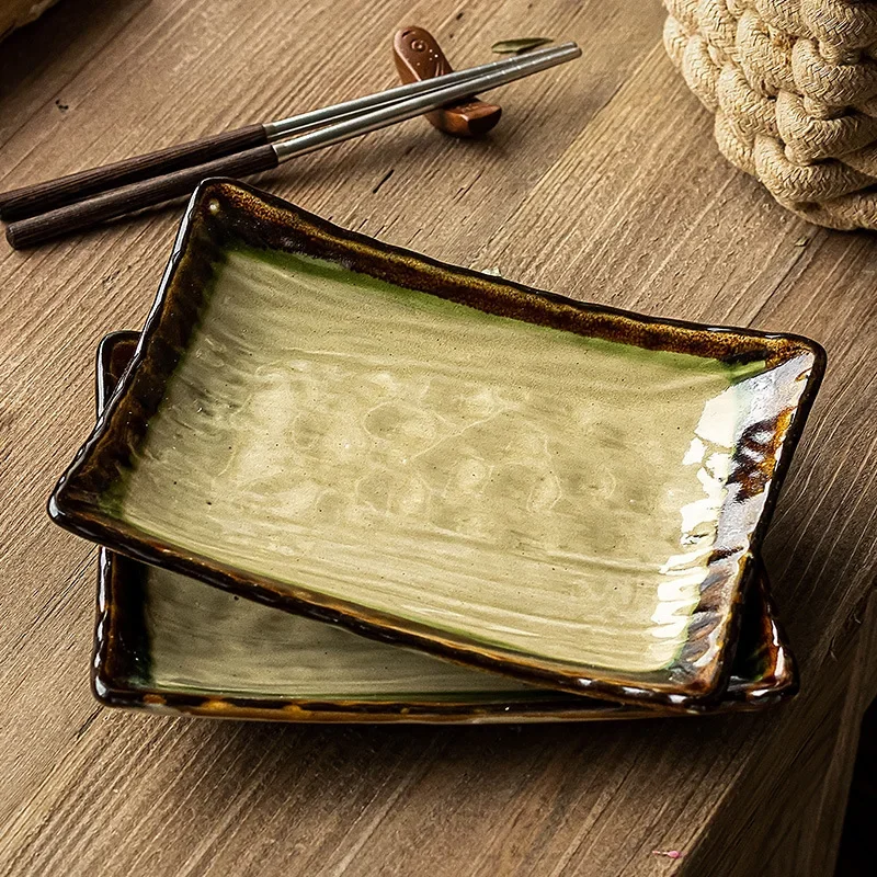 Rich Retro Style Long Japanese Creative Ceramic Sushi Sashimi Plate Cold Dish Inventory Heart Plate Micro-defects
Rich Retro Style Long Japanese Creative Ceramic Sushi Sashimi Plate Cold Dish Inventory Heart Plate Micro-defects