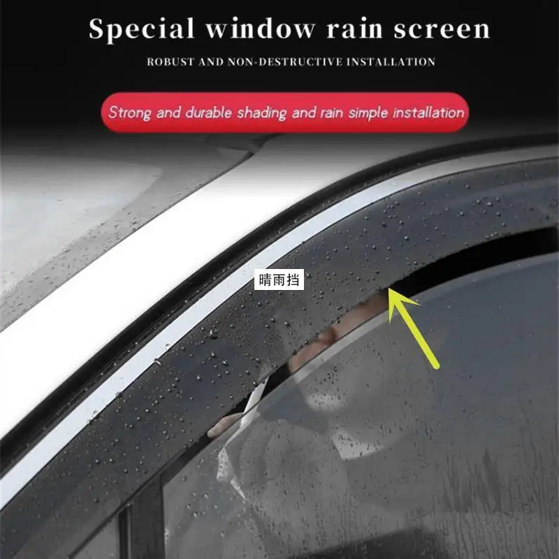 Car Styling Windows Visor Trim For BMW X1 U11 2023 + Awning Sun Rain Eyebrow Guard Cover Deflector Accessories Exterior Sticker
Car Styling Windows Visor Trim For BMW X1 U11 2023 + Awning Sun Rain Eyebrow Guard Cover Deflector Accessories Exterior Sticker