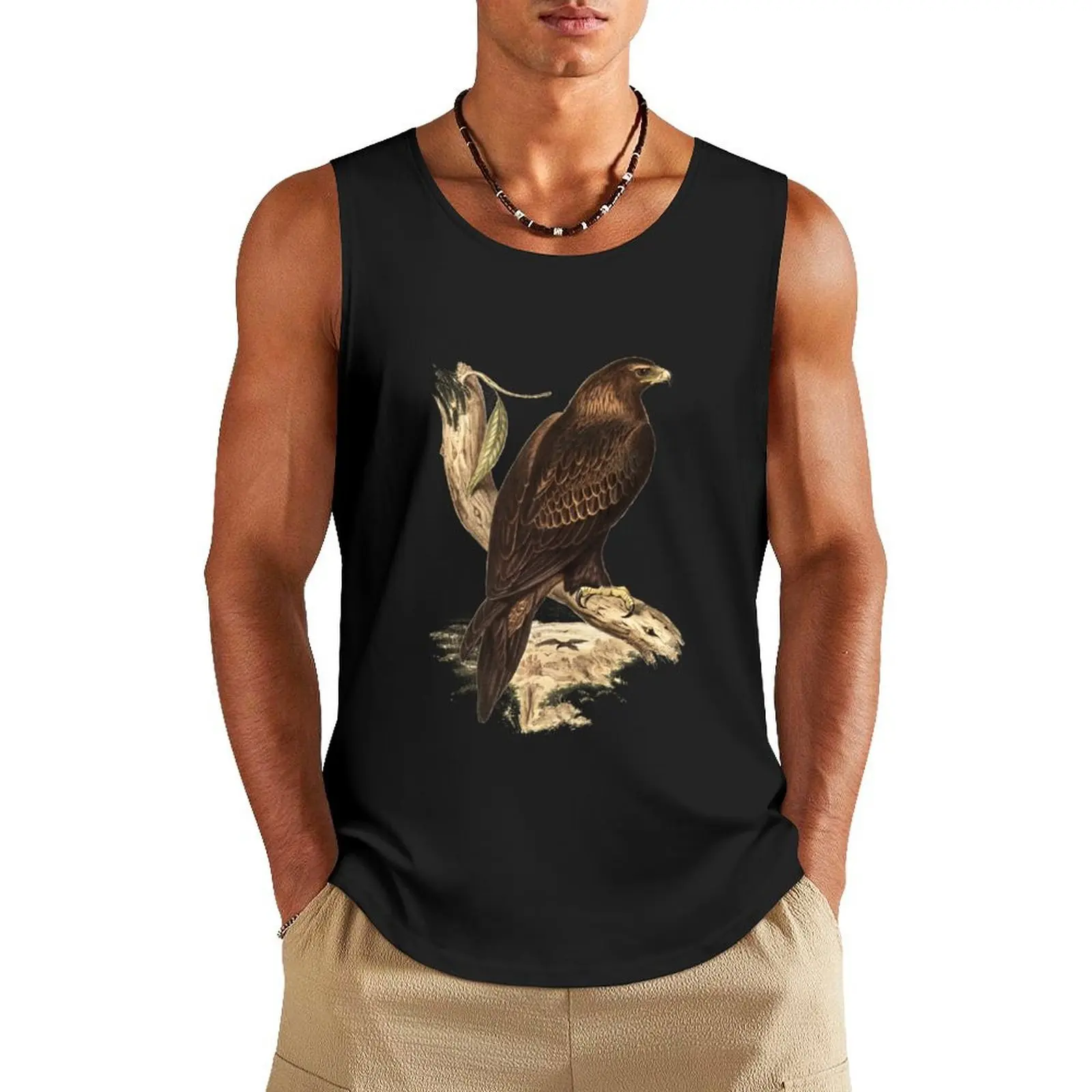 Wedge-Tailed Eagle. Australia's largest bird of prey Tank Top clothes for men summer Sleeveless top
Wedge-Tailed Eagle. Australia's largest bird of prey Tank Top clothes for men summer Sleeveless top