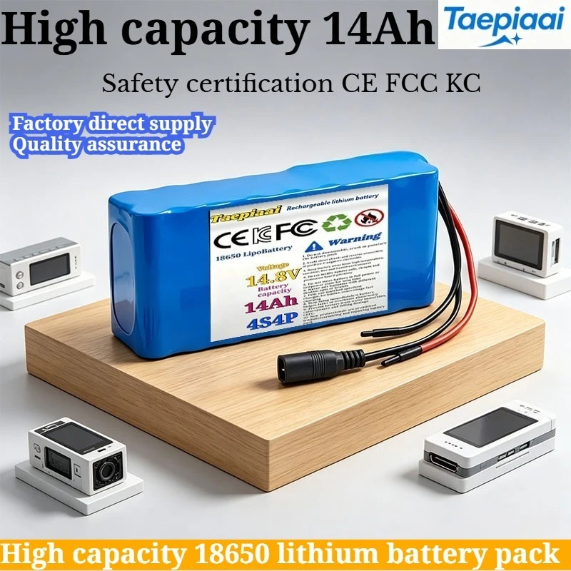 4S4P 14.8V14Ah18650 Brand New Rechargeable Lithium Battery Pack with 10A BMS 2A Charger Suitable for LED Radio Bluetooth Speaker
4S4P 14.8V14Ah18650 Brand New Rechargeable Lithium Battery Pack with 10A BMS 2A Charger Suitable for LED Radio Bluetooth Speaker