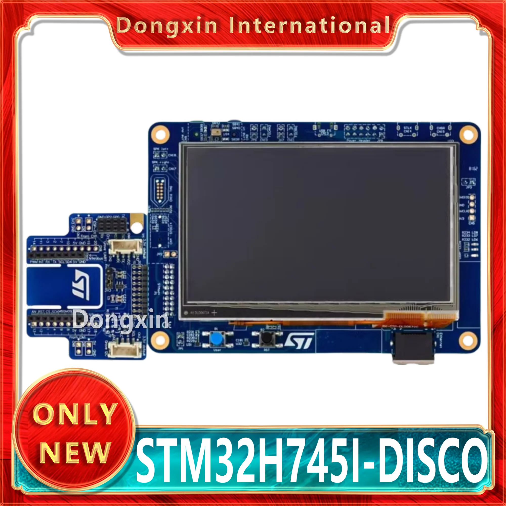 Оригинальный комплект для исследования макетной платы STM32H745I-DISCO STM32H745XI MCU
Оригинальный комплект для исследования макетной платы STM32H745I-DISCO STM32H745XI MCU