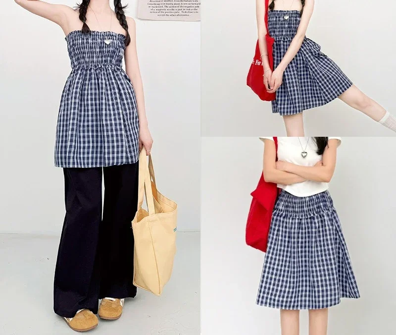 2026 Two piece Half body Umbrella Skirt Summer New Style A-line Hanging Plaid Loose Skirt Women's Dress
2026 Two piece Half body Umbrella Skirt Summer New Style A-line Hanging Plaid Loose Skirt Women's Dress
