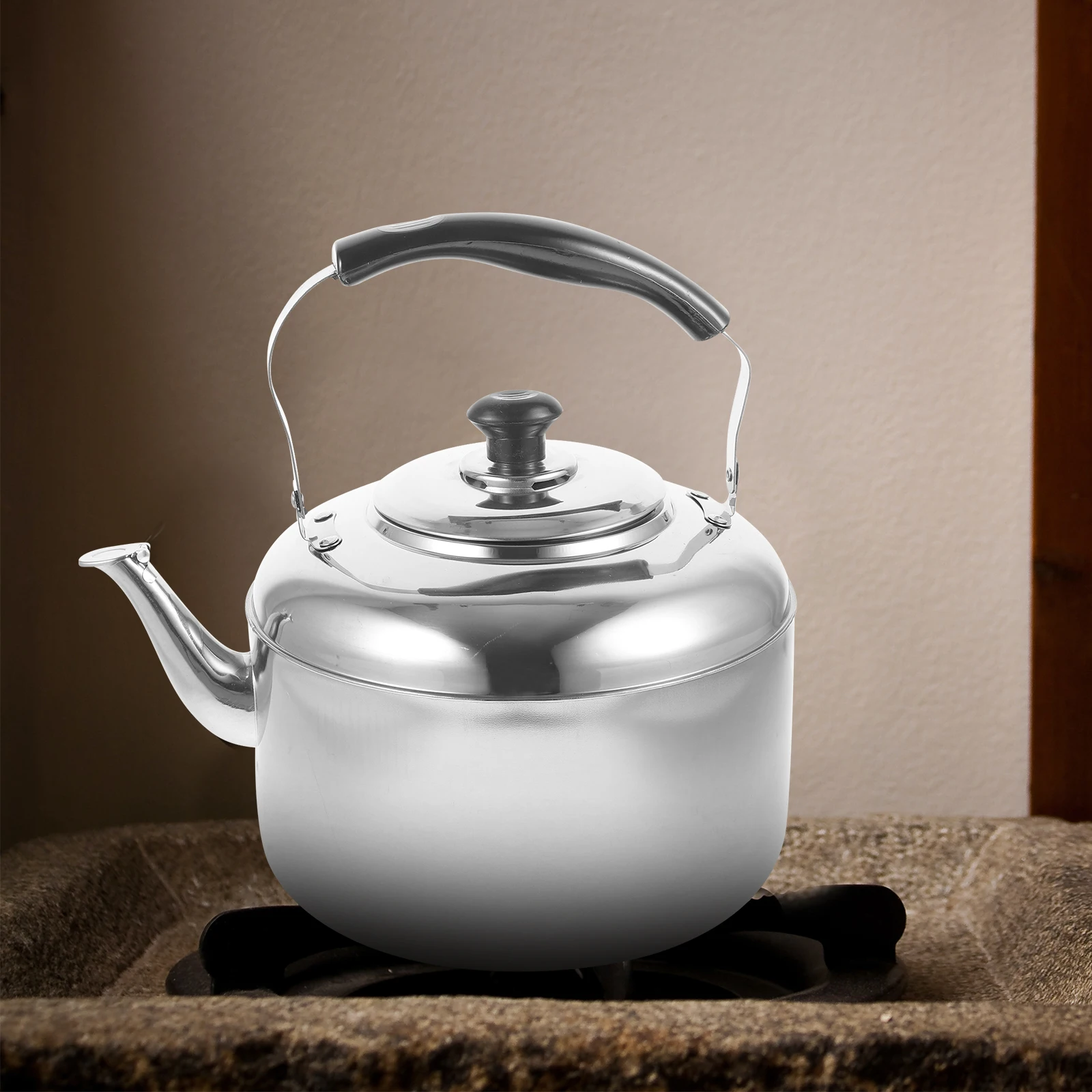 5 5L Stainless Steel Kettle Silver Home Use Boiling Water Pot Tea Coffee Safe Induction Cooker Suitable Kitchen Barware
5 5L Stainless Steel Kettle Silver Home Use Boiling Water Pot Tea Coffee Safe Induction Cooker Suitable Kitchen Barware