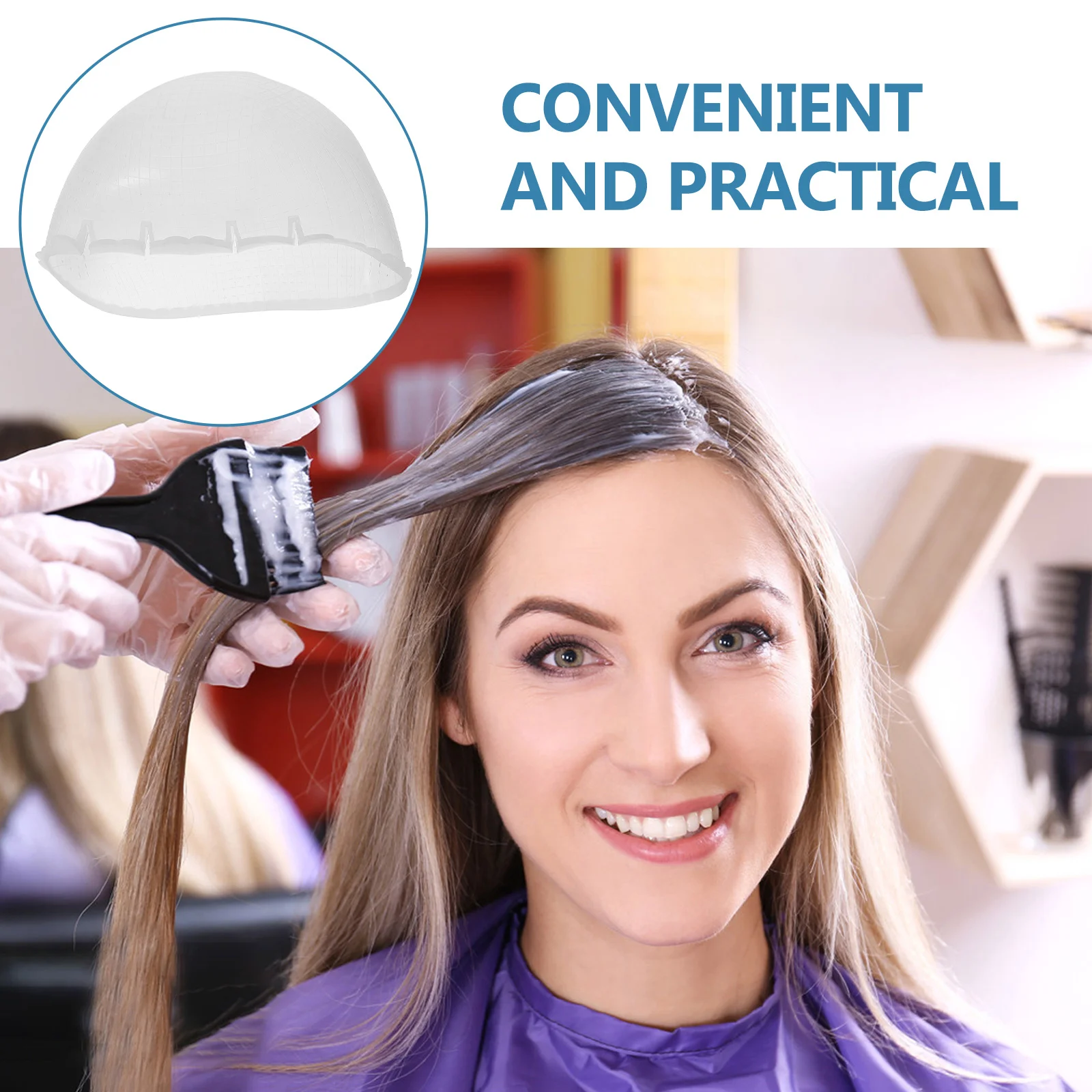 Silicone Dye Cap Reusable Hair Coloring Hat For Salon Home Use Soft Scalp Protection Dyeing Tool Hair Highlighting Cap
Silicone Dye Cap Reusable Hair Coloring Hat For Salon Home Use Soft Scalp Protection Dyeing Tool Hair Highlighting Cap