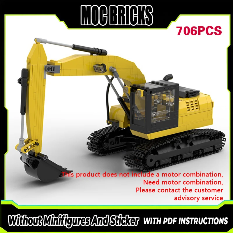 City Car Model MOC Building Bricks Crawler Excavator Modular Technology Gifts Holiday Assemble Children Toys Suit
City Car Model MOC Building Bricks Crawler Excavator Modular Technology Gifts Holiday Assemble Children Toys Suit
