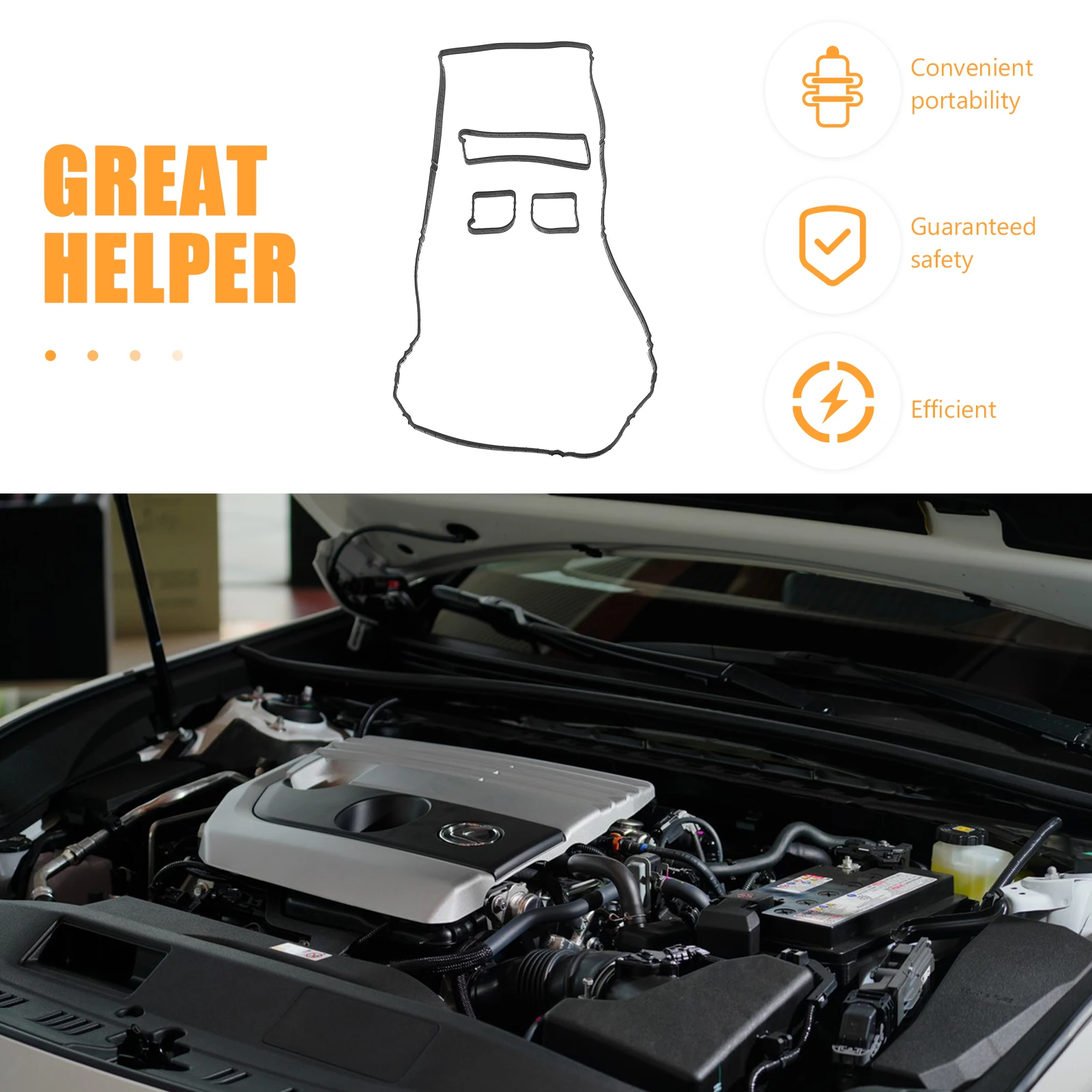 1 Car Valve Set Replacement Durable Leak-Proof Seal Kit Robust Protection Engine Cover Gasket Intake Gasket Set Replacement
1 Car Valve Set Replacement Durable Leak-Proof Seal Kit Robust Protection Engine Cover Gasket Intake Gasket Set Replacement