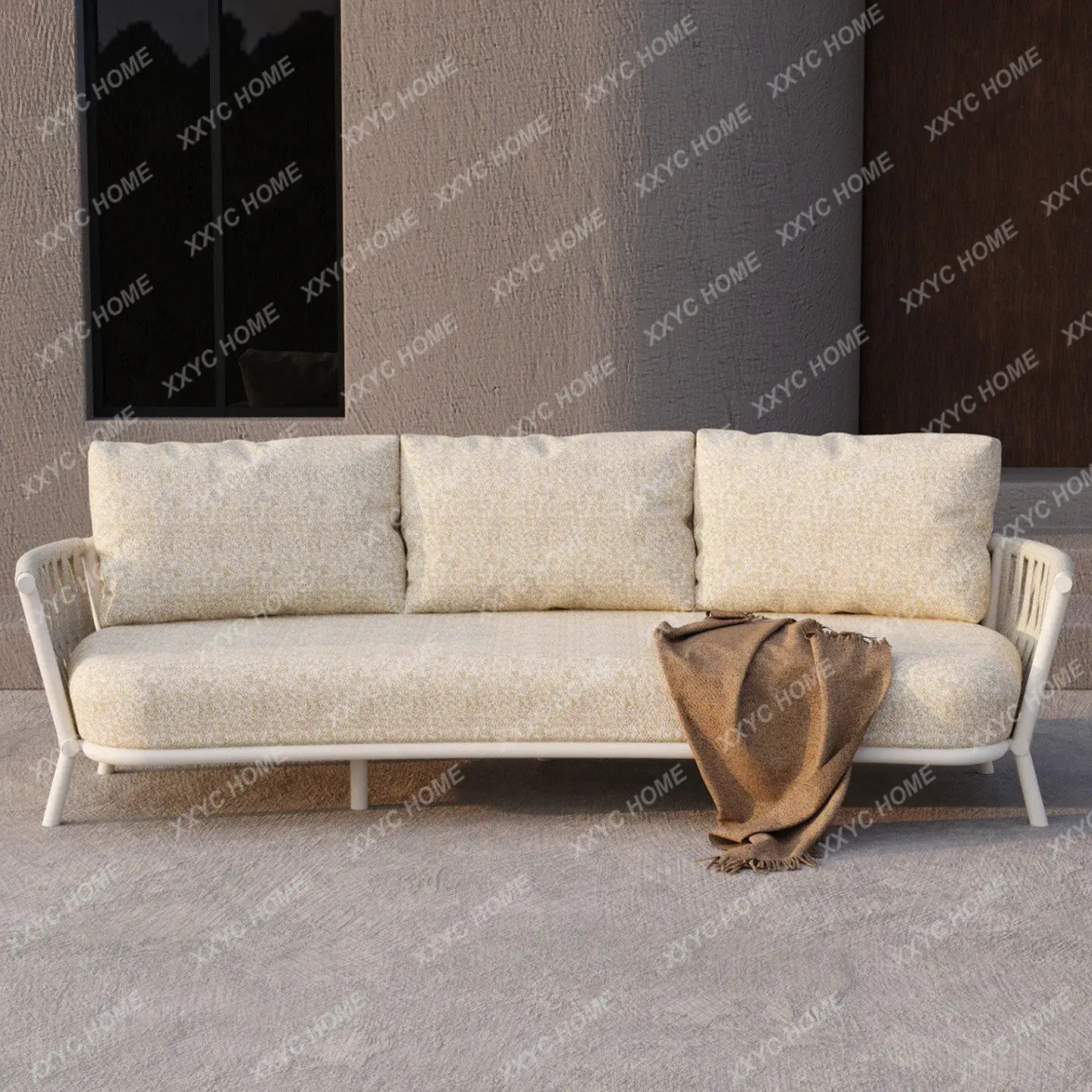 Outdoor aluminum alloy sofa courtyard villa leisure garden waterproof sunscreen rattan chair furniture
Outdoor aluminum alloy sofa courtyard villa leisure garden waterproof sunscreen rattan chair furniture