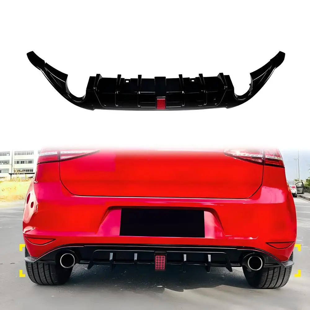 For Volkswagen Golf 7 MK7 GTI GTD TSI Blk 2014-2017 Car Rear Bumper Splitter Diffuser Lip Lower Spoiler Protector Accessory
For Volkswagen Golf 7 MK7 GTI GTD TSI Blk 2014-2017 Car Rear Bumper Splitter Diffuser Lip Lower Spoiler Protector Accessory