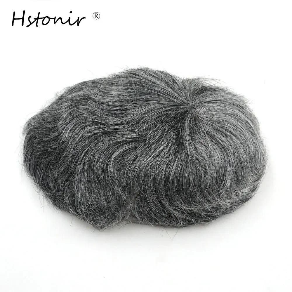 Hstonir 6*8 Black And White Hair Toupee 1B50# Indian Remy Hair Replacement Grey Hair Wig For Male Mono Lace Hairpiece H005
Hstonir 6*8 Black And White Hair Toupee 1B50# Indian Remy Hair Replacement Grey Hair Wig For Male Mono Lace Hairpiece H005