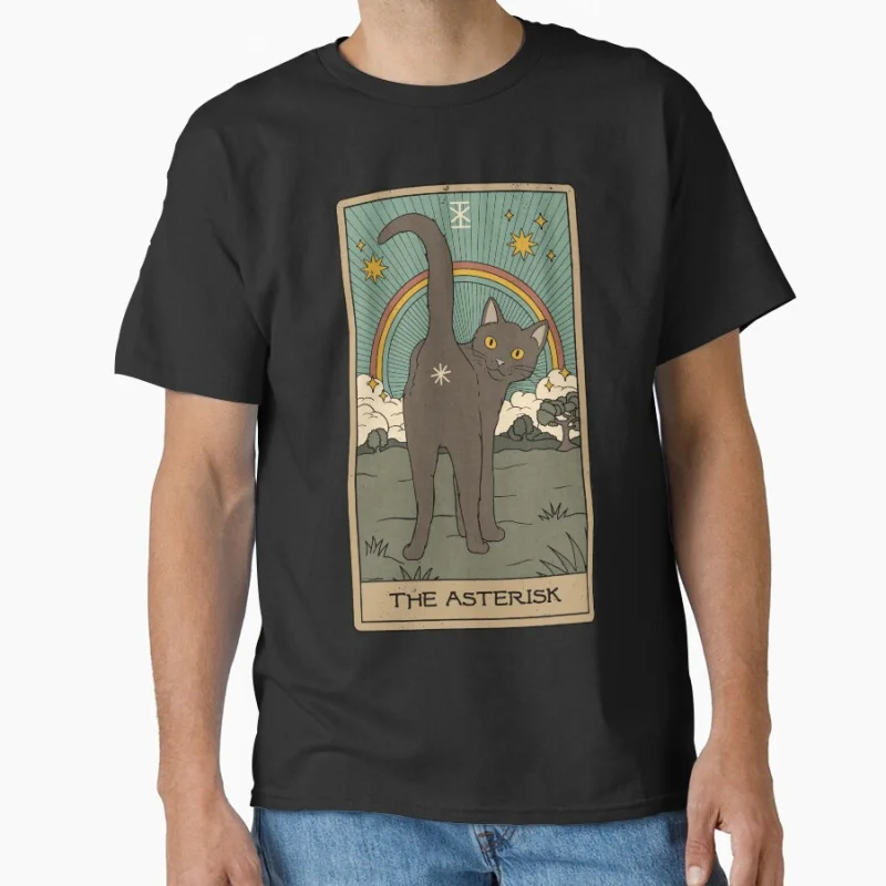 The Asterisk Vinage Tarot Card Cat Funny magical cats cute pet Gift T shirt for men large size Adult Tops S-6XL mens clothing
The Asterisk Vinage Tarot Card Cat Funny magical cats cute pet Gift T shirt for men large size Adult Tops S-6XL mens clothing
