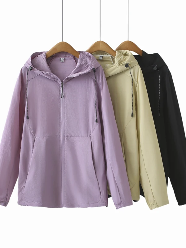 plus Size Women's Casual Zipper Jacket Loose Slimming Summer Outdoor Wear Sun Protection Full Sleeve Hooded Open Cardigan
plus Size Women's Casual Zipper Jacket Loose Slimming Summer Outdoor Wear Sun Protection Full Sleeve Hooded Open Cardigan
