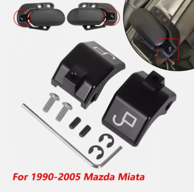 Левая и правая мягкая верхняя защелка, комплект верхней защелки для Mazda Miata MX5 1990-2005 гг.
Левая и правая мягкая верхняя защелка, комплект верхней защелки для Mazda Miata MX5 1990-2005 гг.