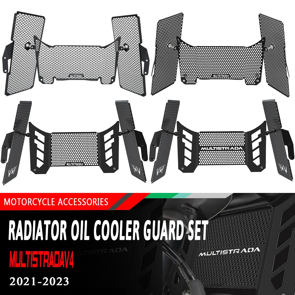 For Ducati Multistrada V4 S Sport Pikes Peak Rally RS 2021~2026 2025 2024 2023 Radiator Grill Oil Cooler Cooling Guard Protector
For Ducati Multistrada V4 S Sport Pikes Peak Rally RS 2021~2026 2025 2024 2023 Radiator Grill Oil Cooler Cooling Guard Protector