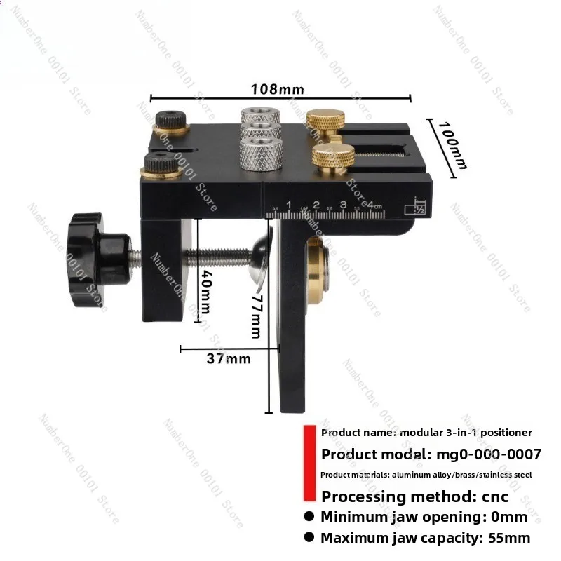 3-in-1 Woodworking Dowel Jig, Hole Drilling Locator, Furniture Punching Positioning Tool
3-in-1 Woodworking Dowel Jig, Hole Drilling Locator, Furniture Punching Positioning Tool