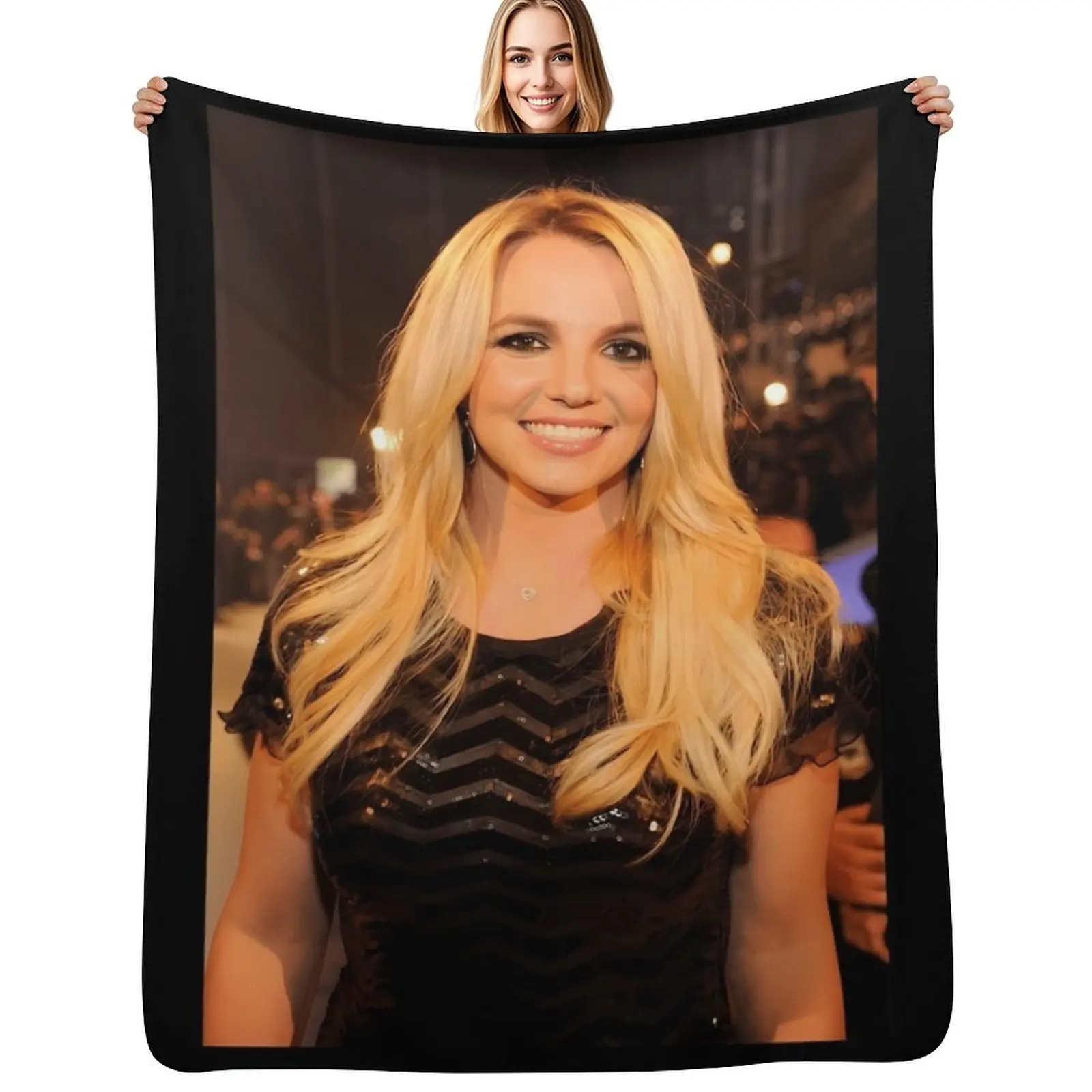 Britney Black Throw Blanket Soft Plush Blanket as Housewarming Gift
Britney Black Throw Blanket Soft Plush Blanket as Housewarming Gift