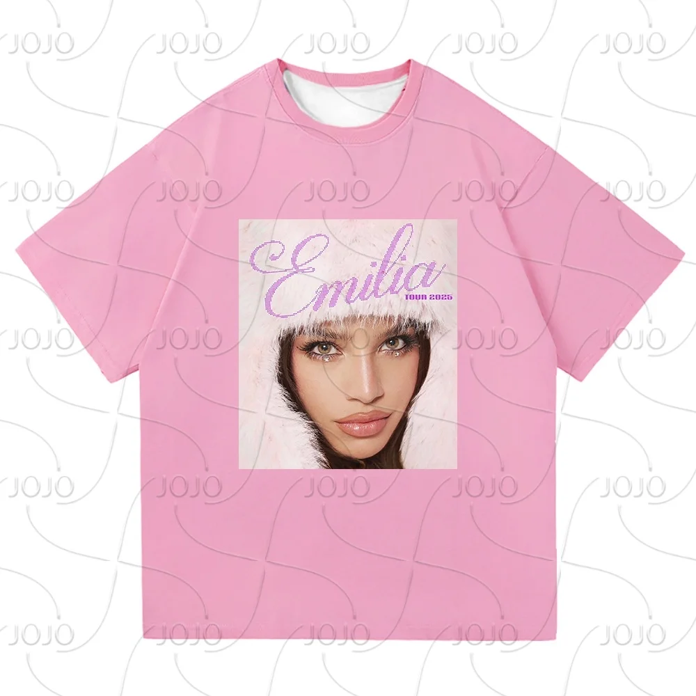 Emilia Mernes Tour 2025 T-shirt Women Fashion Short Sleeve Tees MP3 Hip Hop Casual Streetwear Unisex Clothing Oversized
Emilia Mernes Tour 2025 T-shirt Women Fashion Short Sleeve Tees MP3 Hip Hop Casual Streetwear Unisex Clothing Oversized
