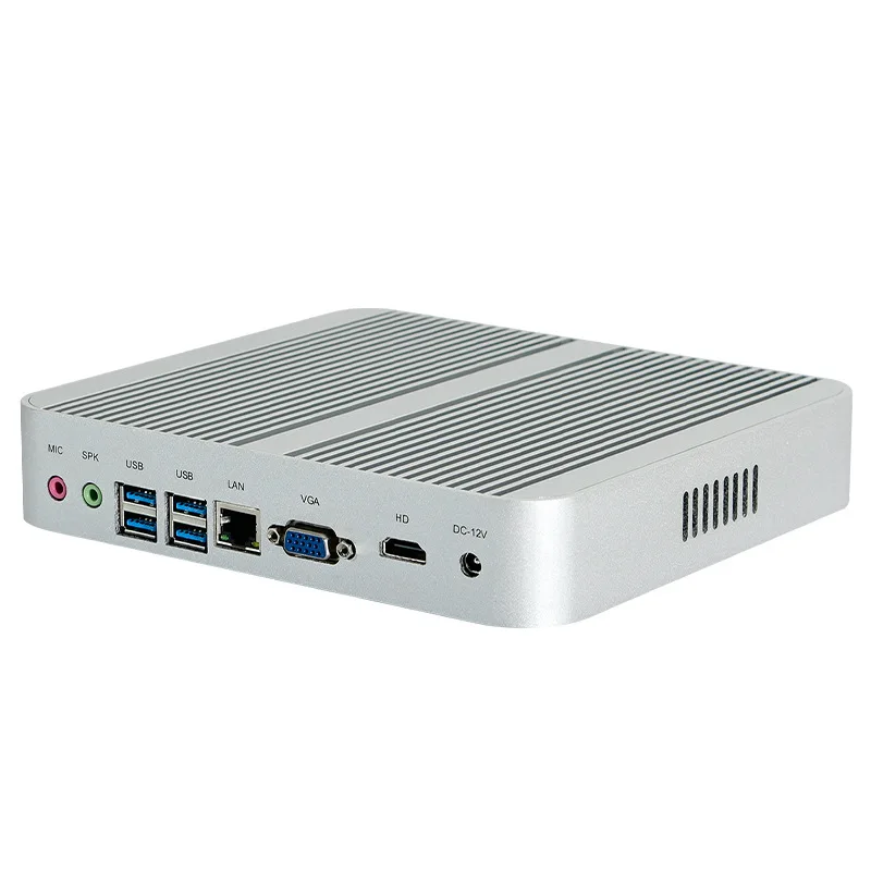 OEM Low Power 12V Aluminum Case Fanless Mini PC Core I3 4005U Win10 USB Small Desktop Computer Host Barebone For Digital Signage
OEM Low Power 12V Aluminum Case Fanless Mini PC Core I3 4005U Win10 USB Small Desktop Computer Host Barebone For Digital Signage