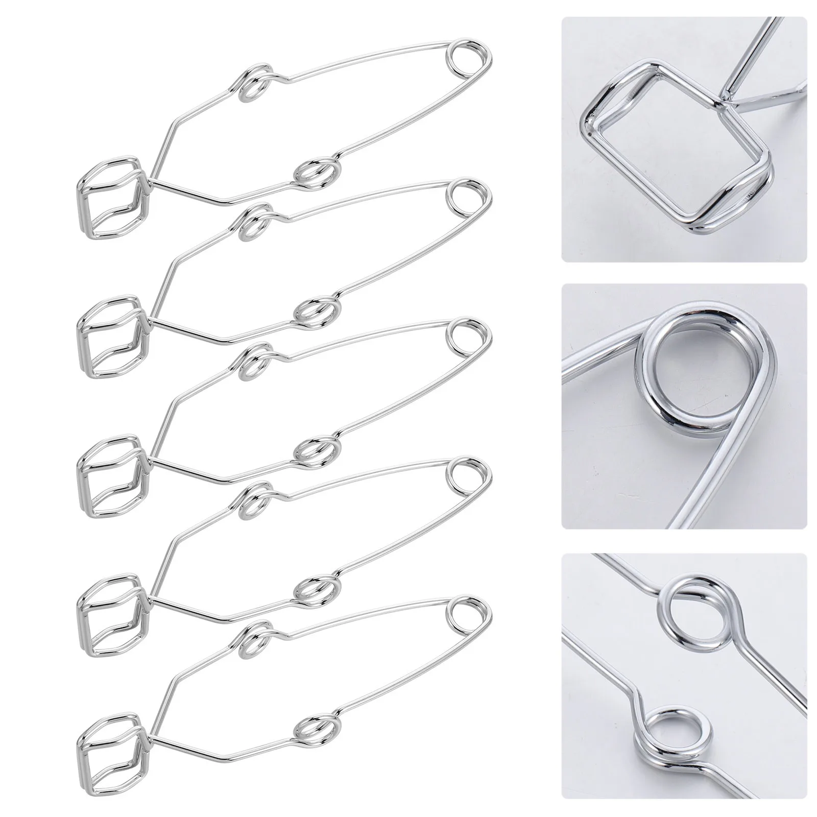 5pcs Test Holder Iron Wire Test Tube Clamp Clamp for Lab Experiment Accessory Tube Rack St Laboratory Equipment
5pcs Test Holder Iron Wire Test Tube Clamp Clamp for Lab Experiment Accessory Tube Rack St Laboratory Equipment