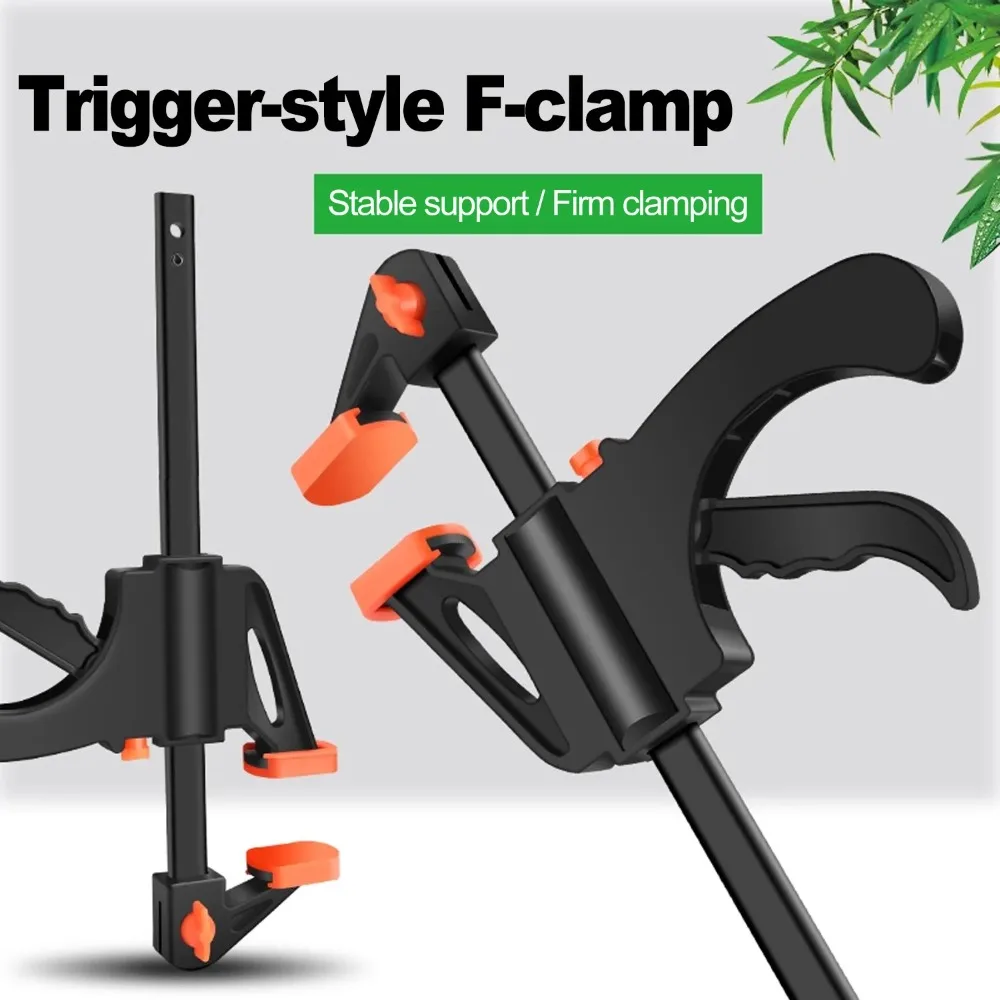 for Glass & Wooden Board Connection - Portable Squeezing4/6/8/10 Inch F-Style Woodworking Clamps Quick Fixed Nylon Work Bar Set
for Glass & Wooden Board Connection - Portable Squeezing4/6/8/10 Inch F-Style Woodworking Clamps Quick Fixed Nylon Work Bar Set