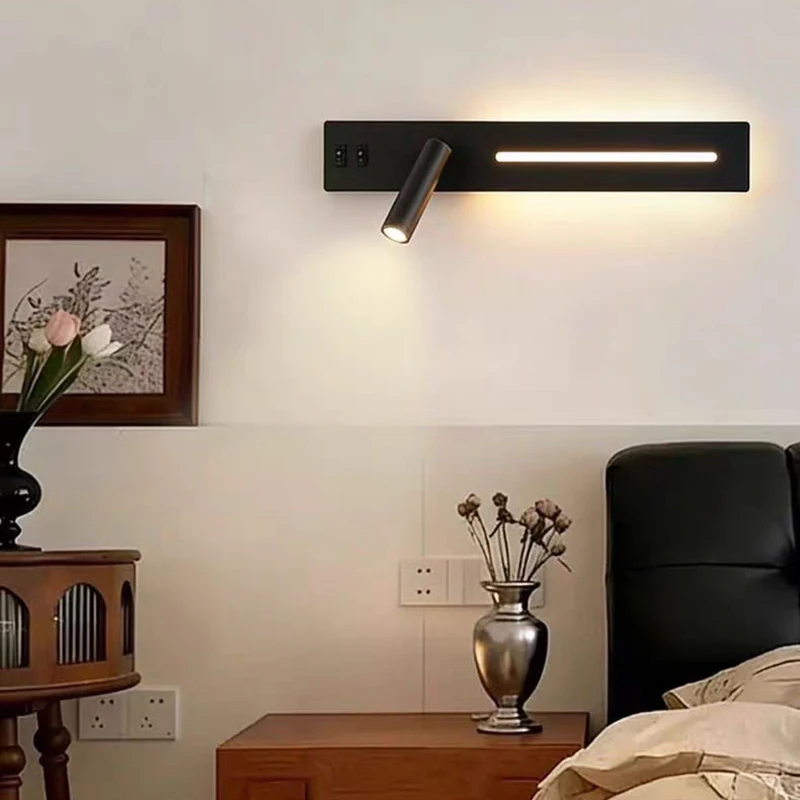 Led Wall Lamp Modern Simplicity Interior Wall Light Bedroom Night Lamp Bedside Lamp LED Light with Usb Mobile Phone Charging
Led Wall Lamp Modern Simplicity Interior Wall Light Bedroom Night Lamp Bedside Lamp LED Light with Usb Mobile Phone Charging