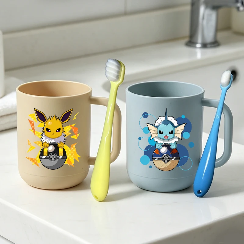 2pcs Pokemons Tooth Glass with Toothbrush Pikachu Cartoon Printed Toothbrush Cup Boys Girls Fashion Cute Mouthwash Cups Gifts
2pcs Pokemons Tooth Glass with Toothbrush Pikachu Cartoon Printed Toothbrush Cup Boys Girls Fashion Cute Mouthwash Cups Gifts