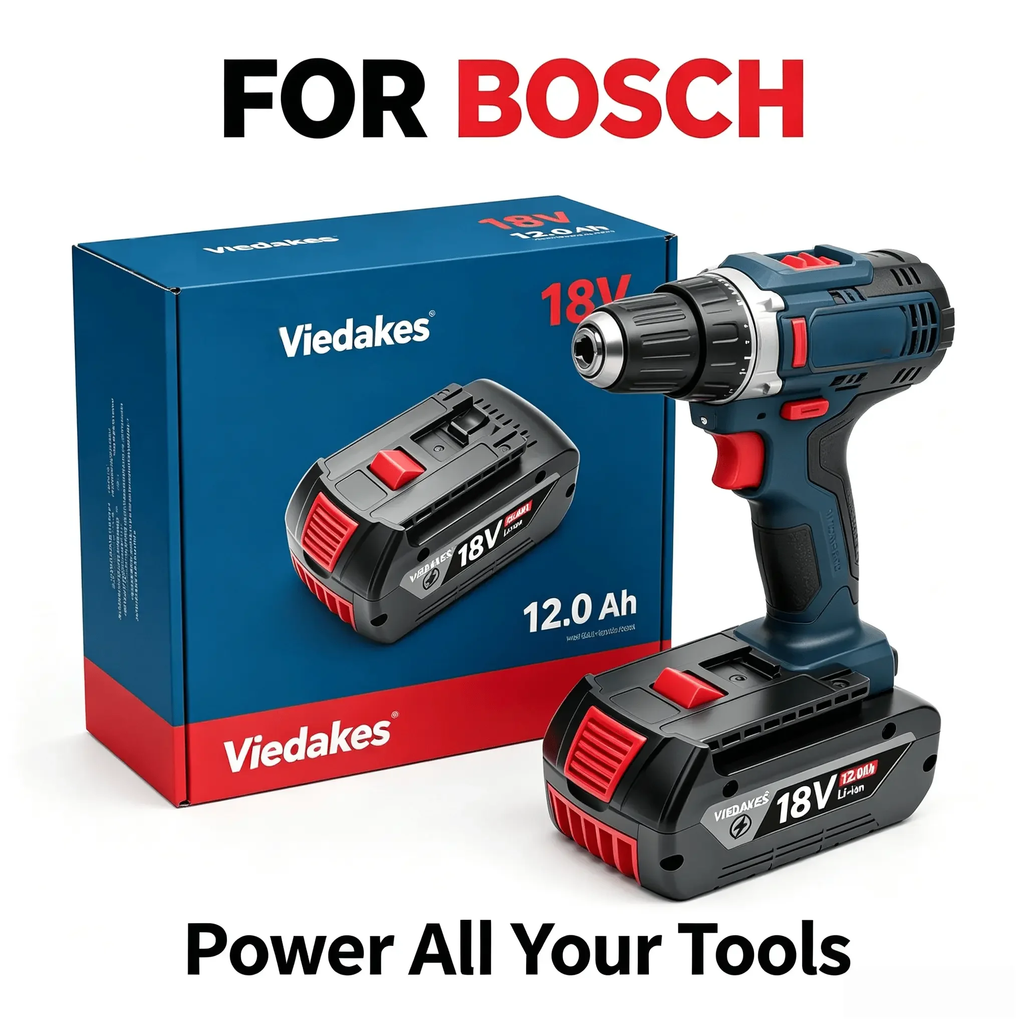 For Bosch Battery 18V 8000mAh 12.0Ah GBA18V4.0 ProCORE18V Applicable GWS18V GBH18V Heavy Duty Tool Replacement
For Bosch Battery 18V 8000mAh 12.0Ah GBA18V4.0 ProCORE18V Applicable GWS18V GBH18V Heavy Duty Tool Replacement