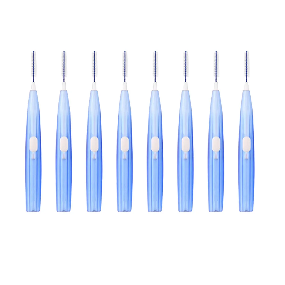 8pcs Interdental Brush Portable Toothpick Cleaner For Plaque Removal Teeth Cleaning Interdental Floss Brush Oral Care Tool
8pcs Interdental Brush Portable Toothpick Cleaner For Plaque Removal Teeth Cleaning Interdental Floss Brush Oral Care Tool