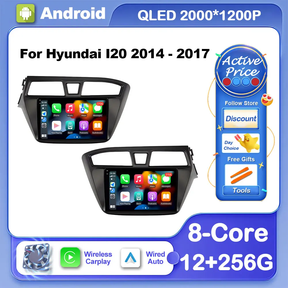 9 '' Touch Screen Android OS Car Radio for Hyundai I20 2014 - 2017 Multimedia Player GPS Navi Wireless Carplay WIFI BT No 2 din
9 '' Touch Screen Android OS Car Radio for Hyundai I20 2014 - 2017 Multimedia Player GPS Navi Wireless Carplay WIFI BT No 2 din