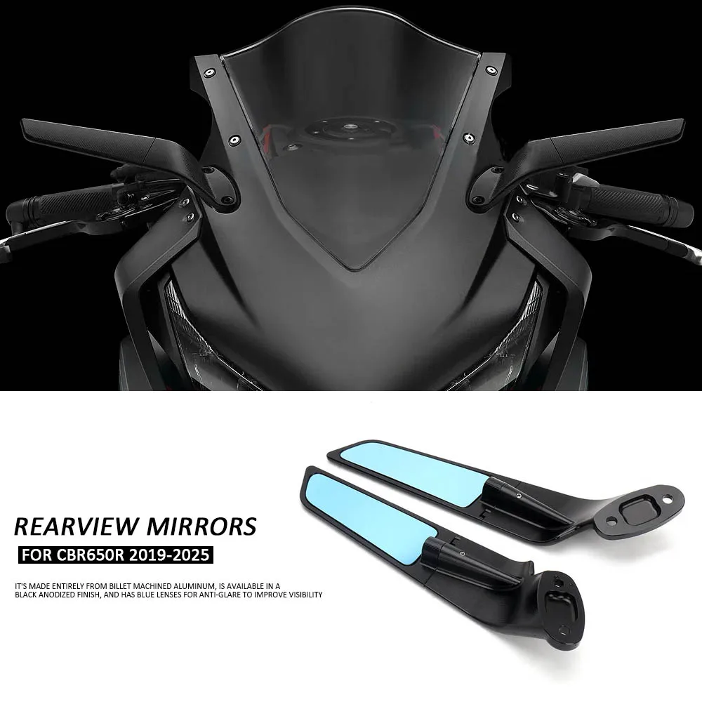 For Honda CBR650R CBR 650 R 2019-2025 Motorcycle Accessories Side Mirror CBR 650R Stealth Winglets Rearview Mirrors
For Honda CBR650R CBR 650 R 2019-2025 Motorcycle Accessories Side Mirror CBR 650R Stealth Winglets Rearview Mirrors